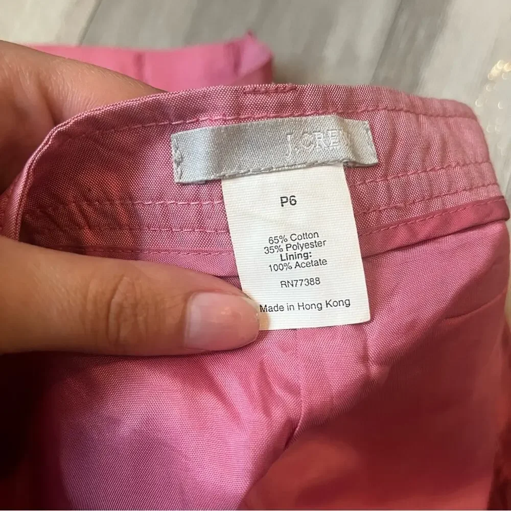 J. Crew Pink Pencil Skirt